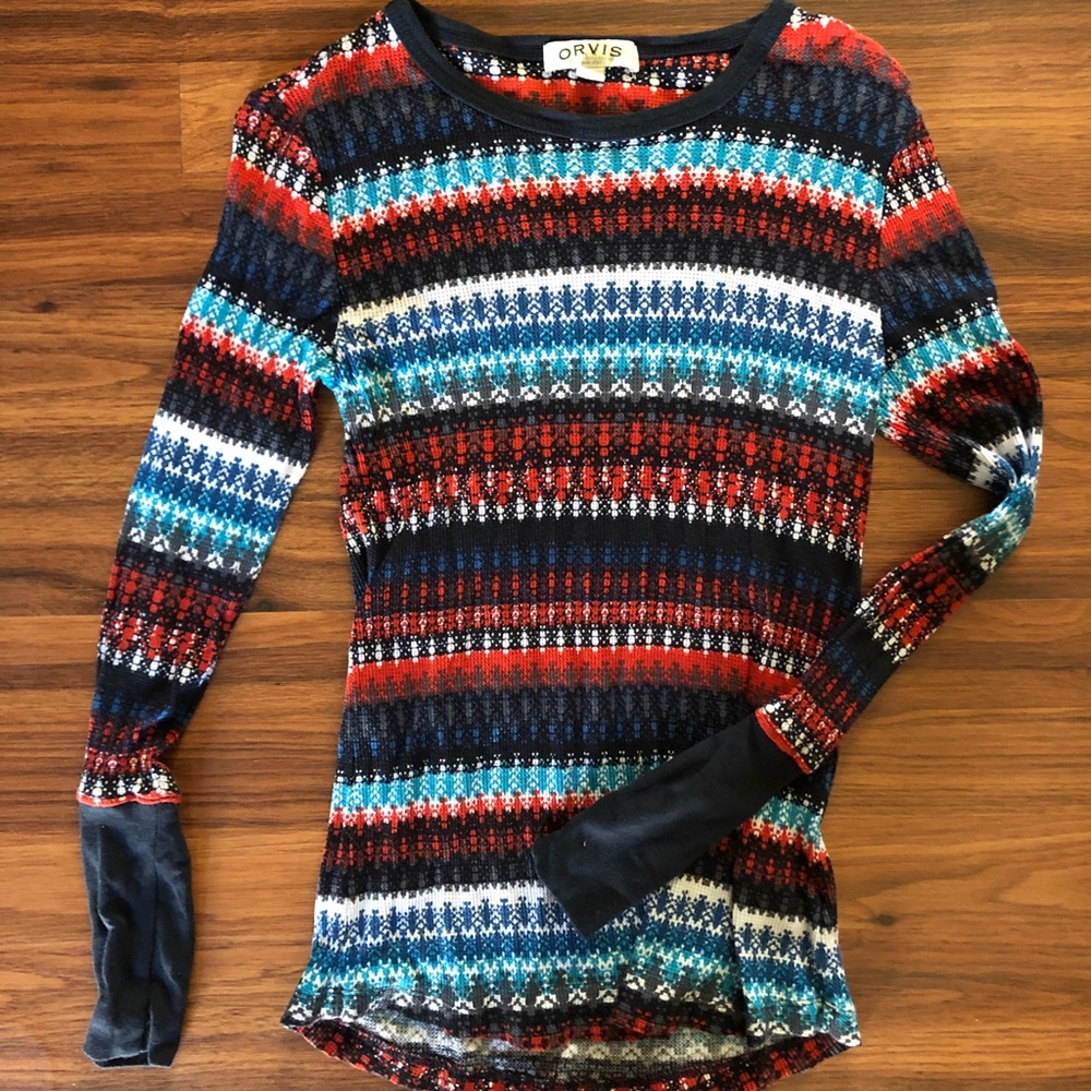 🌻3 for $20🌻 Orvis waffle texture long sleeve top